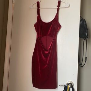 Red Velvet Dress